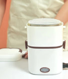 Electric Rice Cooker 220V Multi-functional Lunch Box Single/Double Layer Cooking Machine Food Steamer Food Storage Box EU Plug Aimak Store