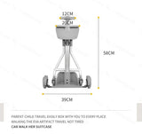 Fashion Cute Pony Cartoon Trolley Case Sit Travel bags for Children 24" Rolling Luggage Spinner Suitcase Wheels Yellow Duck 20" Aimak Store