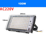 LED Light Adjust Angle Blue Light Floodlight 50/100/150W EU (No) Plug AC220V Outdoor LED Spotlights USB DC5V Party Lighting Lamp Aimak Store