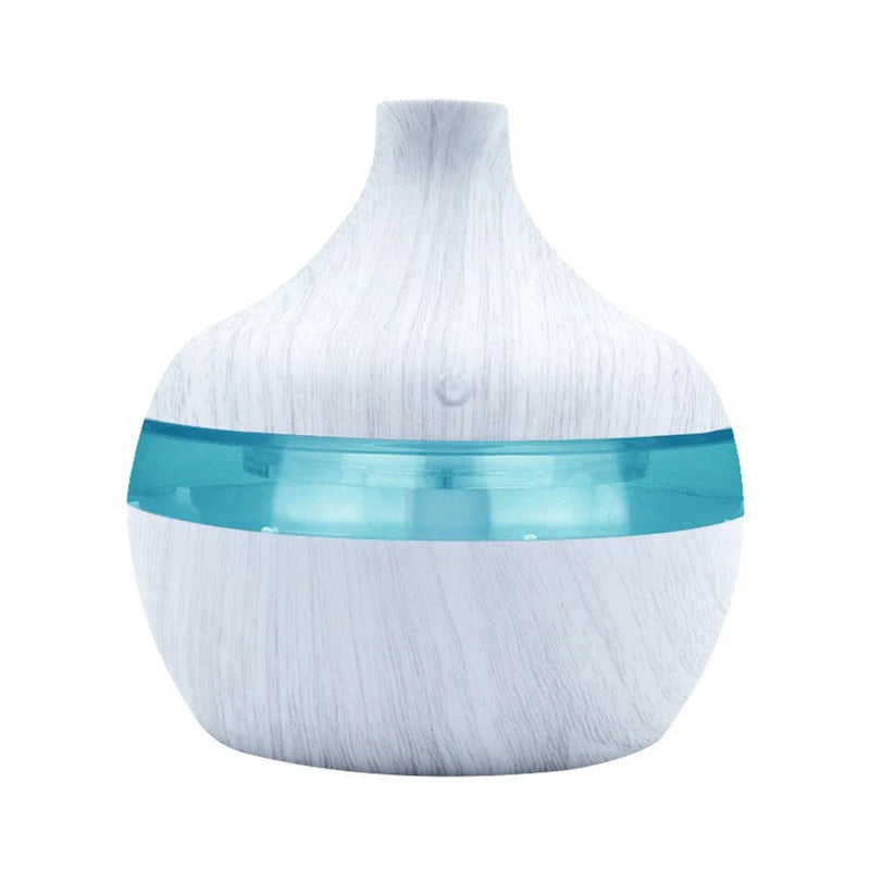 5V Vase Home Colorful Humidifier Wood Aromatherapy Machine USB Color Night Light Silent Humidifier Nebulizer Mist Maker Gift Aimak Store