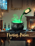 Party Horror Props Witch's Cauldron With Magical Bottles & Fog Maker, Floating Potion DIY, Halloween Decorations Indoor Aimak Store