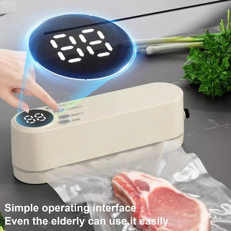 Charging Cordless Automatic Pump Cordless Food Preservation Vacuum Sealers Food Storage Sealing Machine Compact Machine Aimak Store