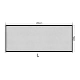 Pet Barrier Fence Baby Safety Gate Mesh with Telescopic Pole Hook Stairs Entrance Indoor Gate Fence Safety Protection Punch-free Aimak Store