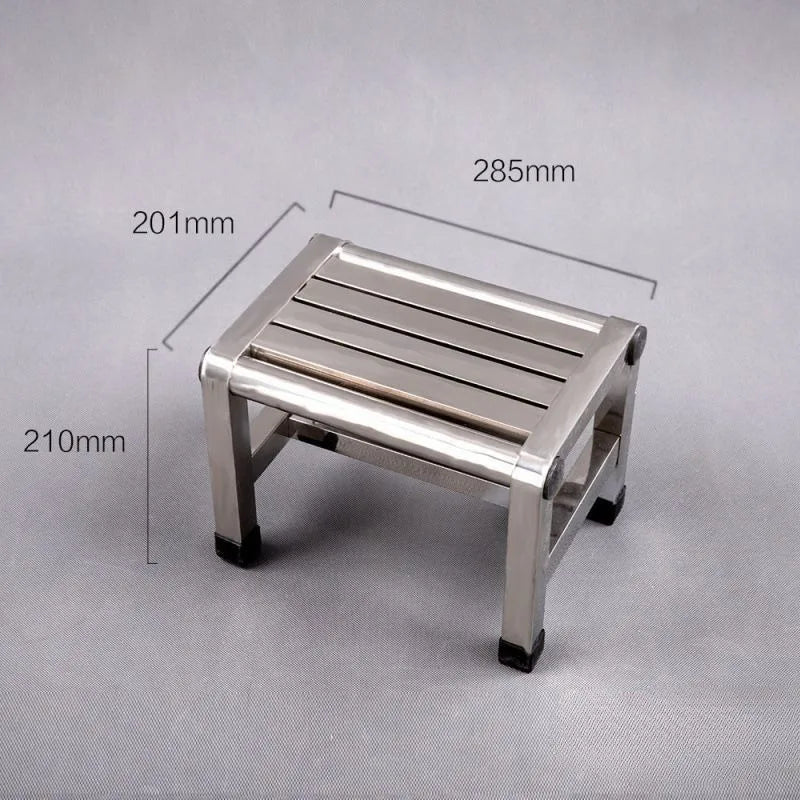 Multi-size Stainless Steel Stool Bathroom Thickened Foot Stool Home Factory Console Use Multifunctional Furniture Mueble Aimak Store