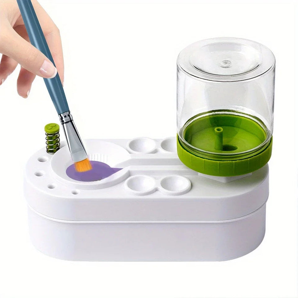 Paint Brush Cleaner Watercolor Brush Rinser with Drain Cleaner Rinse Cup Paint Water Dispenser Oil Paint Brush Cleaner Aimak Store