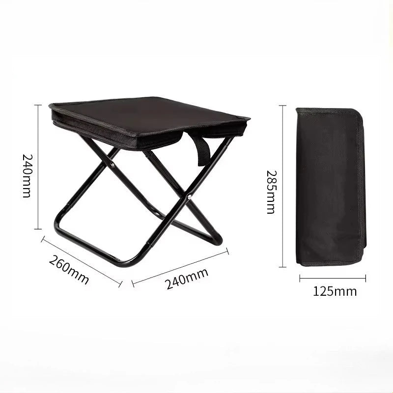 Outdoor Portable Folding Stool Lightweight and Convenient Folding Stool Camping Travel Fishing Portable Stool Aimak Store