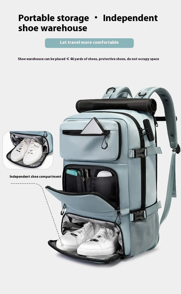 Bange 16 inch Laptop Backpack vacuum compression Backpack Business Large Capacity school Backpack expand outdoor backpack Aimak Store