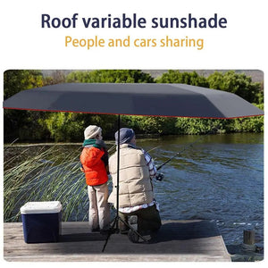 Car Roof Sun Umbrella Car Roof Cloth Dustproof And Uv Resistant Outdoor Waterproof Folded Portable Canopy Cover Aimak Store