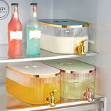 Large Cold Kettle Refrigerator With Faucet Lemonade Bottle Drinkware Kettle Pot Beverage Dispenser Home Cool Water Jug Bucket Aimak Store