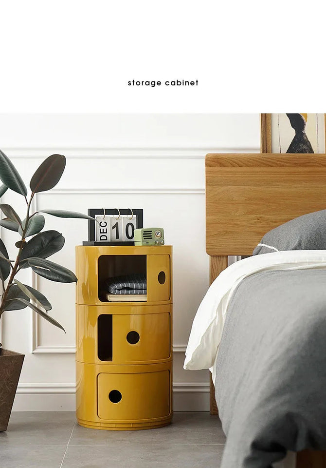 Bedside Table Modern Simple Plastic Multi-layer Ins Net Red Creative Storage Cabinet Minimalist Living Room Storage Cabinet Aimak Store