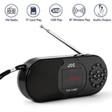 Digital Portable Radio FM Bluetooth Speaker With MP3 Player Support TF Card USB Speaker Rechargable Battery Radio FM Receiver Aimak Store