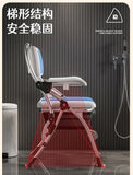 Bathroom Chair for Elderly with Backres Folding Shower Seat for Safety Non-Slip Locking Ideal for Senior Citizen Pregnant Women Aimak Store