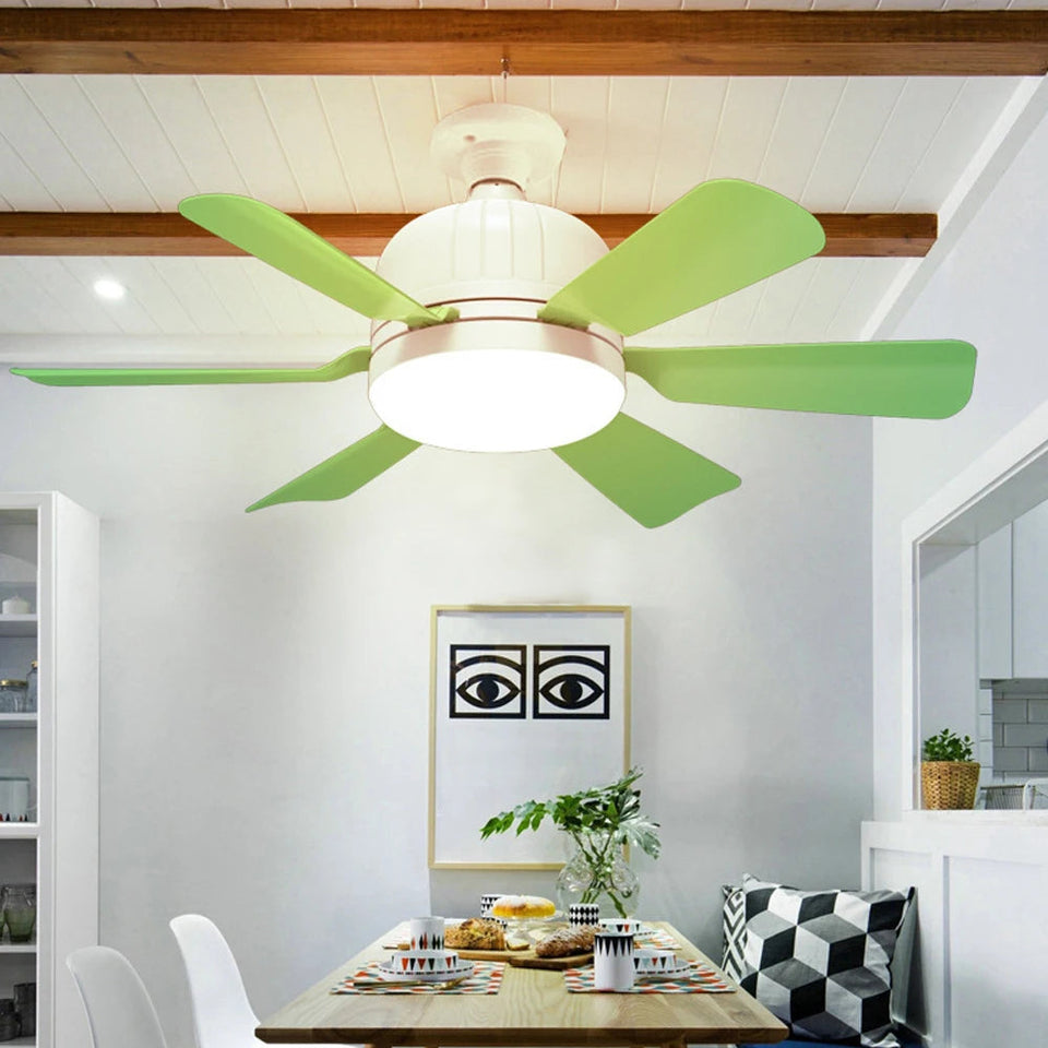 40W Socket Fan Light bombilla con ventilador de techo Smart Remote Control Ceiling Led Bulb E27 Lamp For Bedroom Living Room Aimak Store