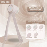 Electric Long Handle Sponge Exfoliating Body Brush For Men And Women Aimak Store