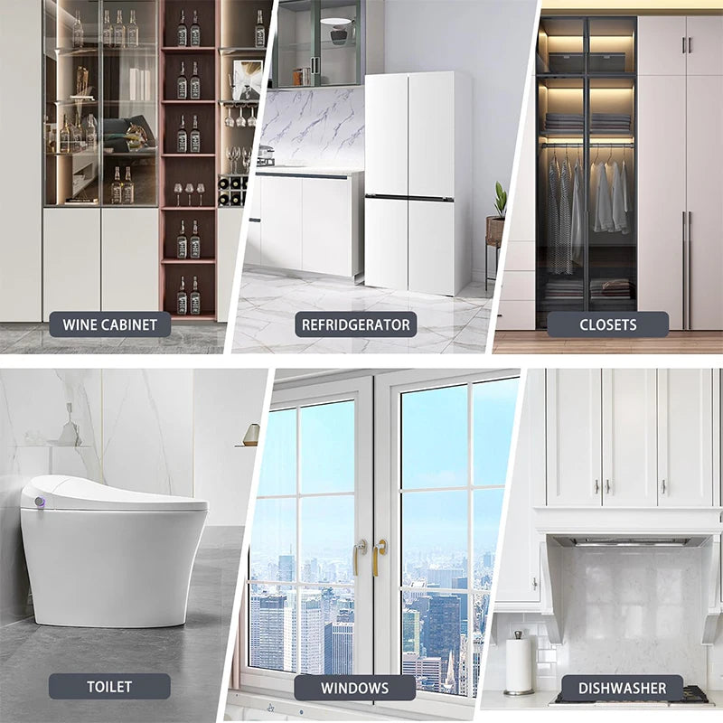 Safety lock Door and window,Fridge Lock,Traceless Adhesive No Drilling,Child Safety Cabinet Locks,for Fridge,Cabinet Locks, Draw Aimak Store