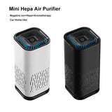 MINI HEPA Air Purifier Remove Smoke Odor Formaldehyde Negative Ion Air Cleaner for Car Bedroom Aromatherapy Purification Aimak Store