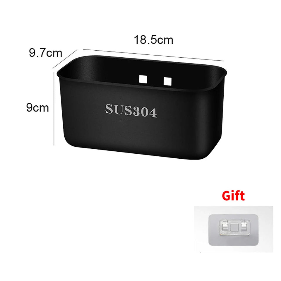 304 Stainless Steel Sink Strainer Basket Sink Filter Drain Fruit Vegetable Drainer Filte Leftovers Soup Garbage Box Kitchen Tool Aimak Store