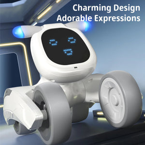 JJRC New R28 Cute Voice Dialogue Electronic Pet Children Early Education Toy Parent Child Interactive Communication Machine Dog Aimak Store