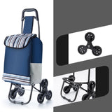 Light Grocery Shopping Trolley Household Climbing Stairs Folding Trailer Outdoor Travel Hand Pull Shopping Cart Aimak Store