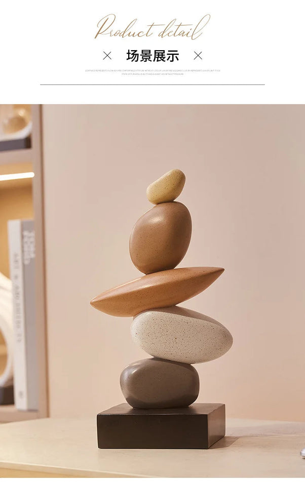 Factory Direct Generation of Light Luxury Art Resin Desktop Ornaments Decorative Living Room Office Wine Cooler TV Cabinet Aimak Store