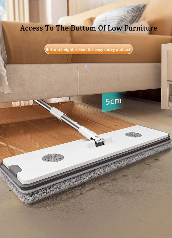 Joybos 40cm Big Mop Washing With Bucket and Squeeze Floor Cleaning Hand Free Flat Floor Mop Microfiber Household Cleaner Tools Aimak Store