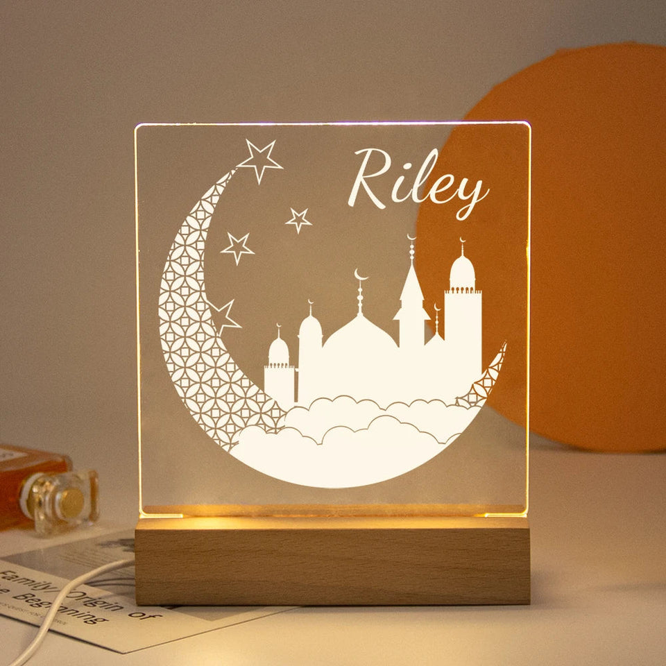 Drop Shipping Personalized Nightlight USB LED Customized Name 3D Lamp  Decoration Bedroom Toys Birthday For Baby Children Gift Aimak Store