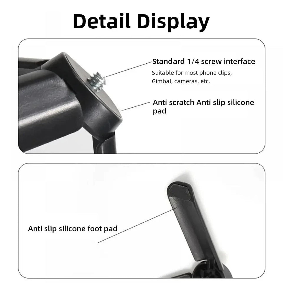 Mini Tripod for DJI Osmo Pocket 3 Desktop Stand Stabilizer Holder for Insta360 X3 Pocket 3 Pocket 2 Gimbal Tripod Accessories Aimak Store