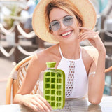 Portable  Silicone Freezer Ice Trays zero-contact pressure ice cube mold Whiskey Ice Cream Silicone Water Bottle Ice Cube Maker Aimak Store