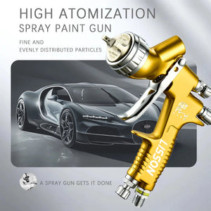 Professional Spray Gun 1.3mm HVLP Paint Gun GTI Pro Lite 600cc Spray Gun Sprayer For Car Furniture Primer Arnish And Top Coat Aimak Store