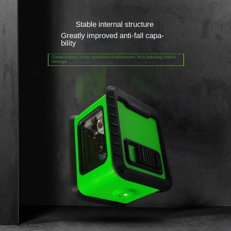 Professional Mini Laser Level Tool 2 Lines Green Laser Self-leveling Leveling Horizontal Vertical Cross Laser Levers Machine Aimak Store
