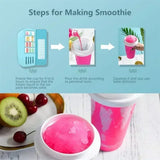 Smoothies Cup Ice Cream Maker Quick-Frozen Silicone Squeeze Cup DIY Milkshake Slush Cups Milkshake Bottle Smoothie Slush Makers Aimak Store