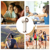 Handheld Fan Rechargeable Silent Small Handheld Fan Portable Personal Fan Quick Charging Personal Cooling Fan Small Personal Fan Aimak Store