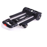 New Aluminum Alloy Plastic Garden Cart Lightweight Universal Vegetable Cart Black Shopping Cart Aimak Store