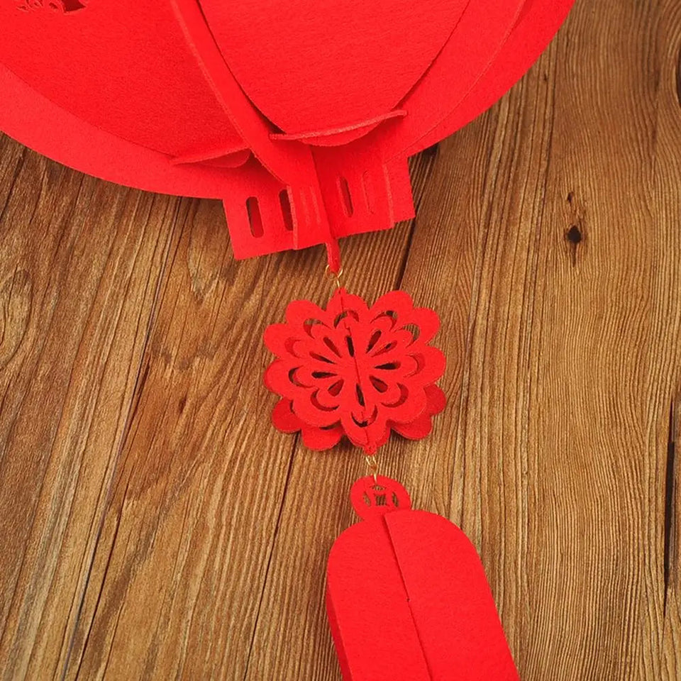 Chinese Lantern Hanging For 2024 Chinese New Year Chinese Red Lucky Lantern Hanging Spring Festival Home Decoration Lanterns Aimak Store