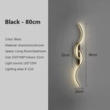 LED Wall Lamp Smart Remote Control Bedroom Bedside Living Room Staircases 60/80/100/120CM Led Home Lighting Wall Sconces Lustre Aimak Store