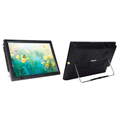 14 HD Portable Digital TV ISDB-T with Stand, Tuner for home & Car, EU Plug 110-220V - Compact Entertainment Solution