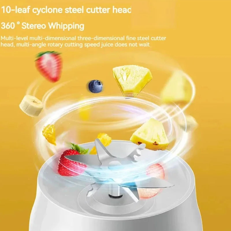 New Portable Automatic Juice Press Fruit Juice Blender USB Rechargeable Wireles Mini Juice Press Kitchen Tools Baby Food Blender Aimak Store