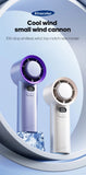 KINSCOTER Portable Handheld Turbo Fan 100 Wind Speeds Adjustable Mini Personal Fan Battery Operated Electric Eyelash Fan Aimak Store