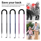 Children Bike Safety Trainer Handle Non-slip Sponge Wrapped Heavy Duty Kids Cycling Learning Bike Balance Push Bar Bike Accessor Aimak Store