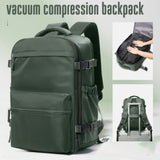 Vacuum Backpack Travel Bag for Men Large Capacity airback Backpack Business Laptop Backpack Women Expandable Backpack School Bag Aimak Store