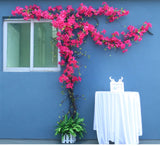 Artificial Flower Rattan Tree Vine Bougainvillea Floral Wall Plants Tree Wedding Christams Party Festival Outdoor Garden Decor Aimak Store