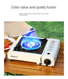 [Without Gas Cylinder]Portable Gas Powered Stove Burner Household Stainless Steel Camping Gas Stove Outdoor Butane Gas Cooktops Aimak Store