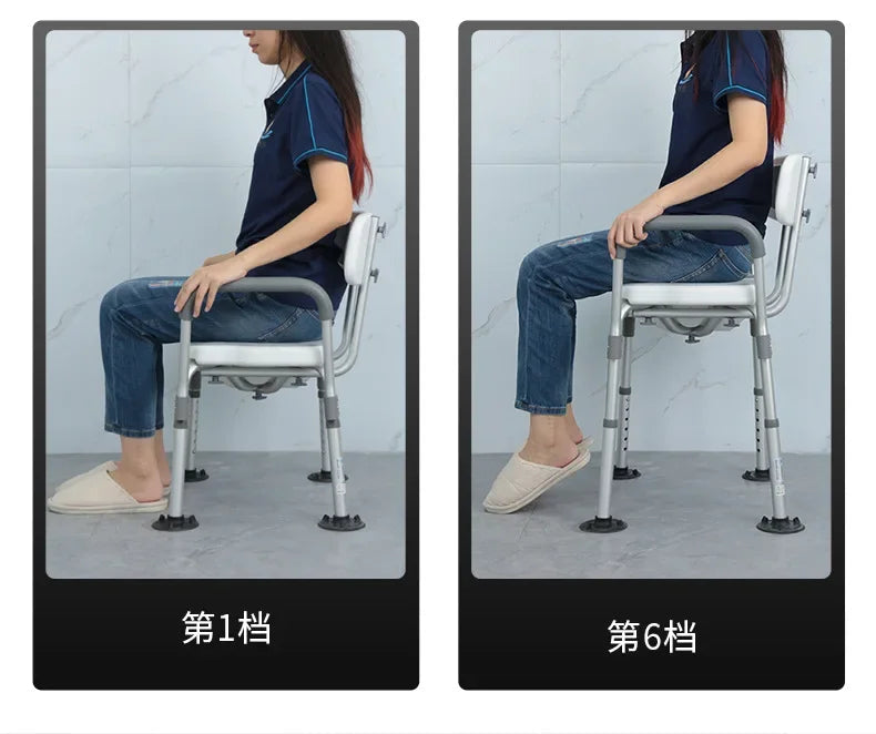 2024 Toilet Chair for the Elderly Bathroom Cabinet Plastic Stool Adult Rocking Chair Home Furniture Scaffolding Footrest Bath Aimak Store