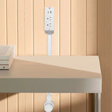 Electrical Outlet Extender 2 AC USB-A USB-C Wall Charger 2 Sockets 180° Rotation Stretchable Electrical Outlet Table Extender Aimak Store