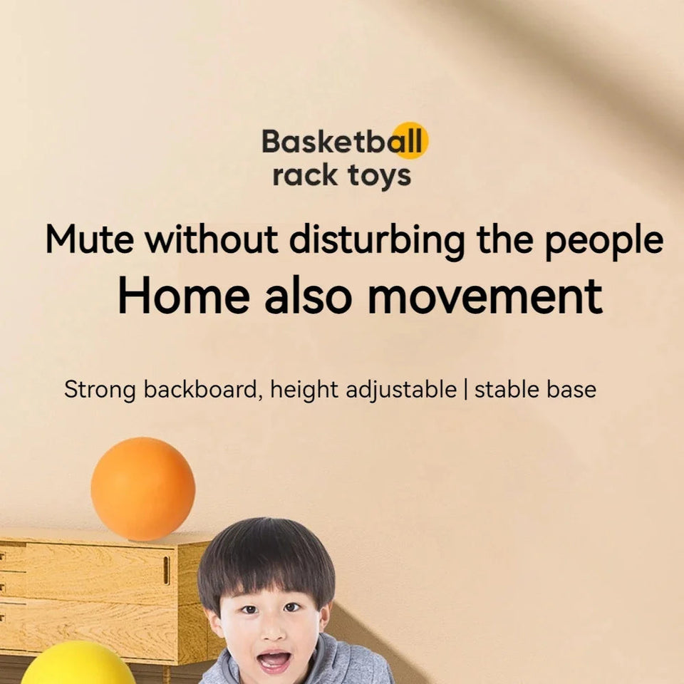 Foam Basketball Silent Mute Ball For Kids Indoor Safe Soft Squeezable Bouncing Toy No Noise Play Gym Home Training Aimak Store