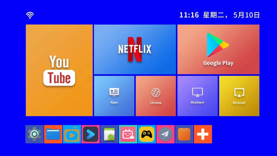 Salange P35 Android 10 Projector WIFI Portable MINI Video Beamer Smart TV 1280*720dpi for Game Movie Home Cinema 1080P 4K Video Aimak Store