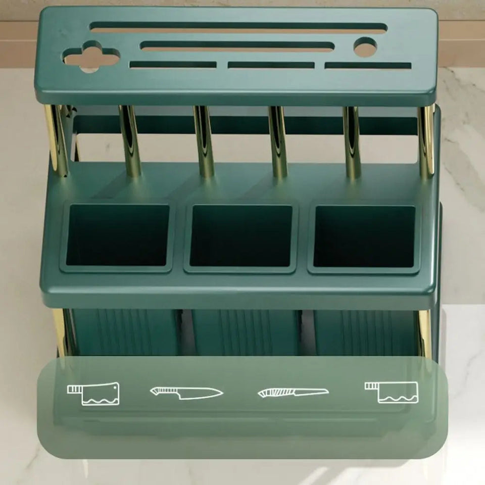 Durable Space Saving Kitchen Rack Stainless Steel Cutlery Chopstick Drainer Holder Large Capacity Cutlery Drying Rack Aimak Store