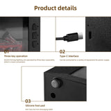 Air Humidifier Essential Oil Diffuser Flame Aroma Humidifier Home Room Fragrance Diffuser with Night Light Aromatherapy Diffuser Aimak Store