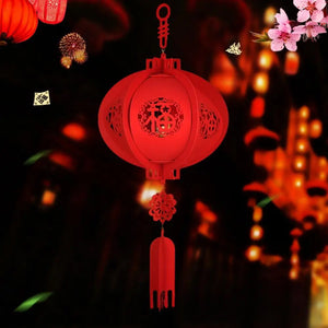Chinese Lantern Hanging For 2024 Chinese New Year Chinese Red Lucky Lantern Hanging Spring Festival Home Decoration Lanterns Aimak Store