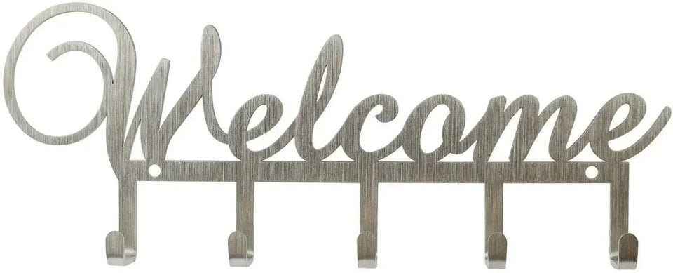 1pc Key Holder for Wall Key Hooks Premium Metal Rack with 5 Hooks for Home Decor for Living Room/Home Decoration Aimak Store